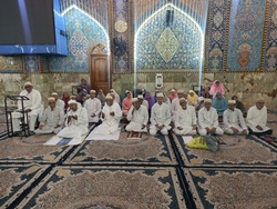 Maghrib Namaaz in Khaymah Gaah
